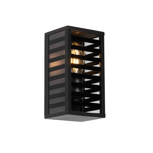 Moderní venkovní nástěnné svítidlo černé 26 cm IP44 - Reims