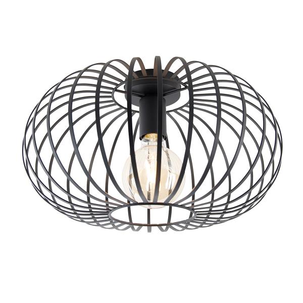 Chytré stropní svítidlo černé 39 cm vč. Wi-Fi G95 - Johanna