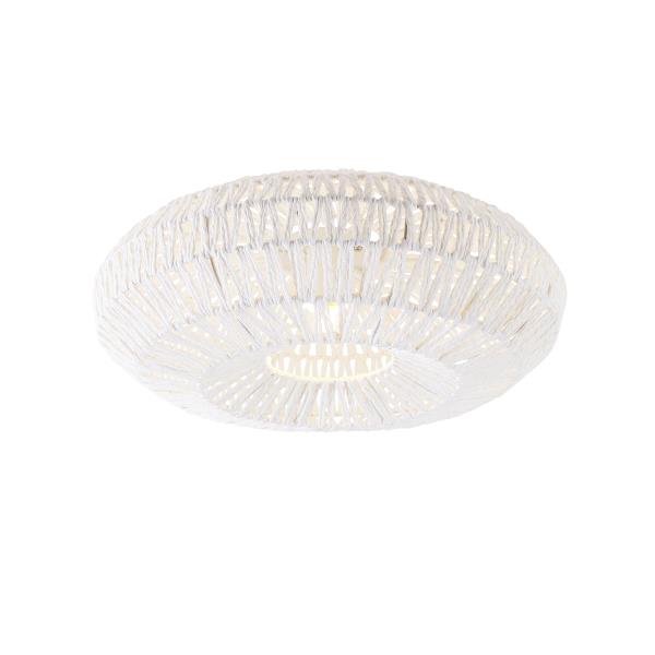 Chytré retro stropní svítidlo bílé vč. Wifi A60 - Lina