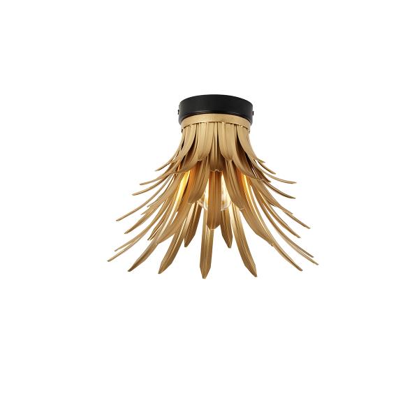 Stropní svítidlo Art Deco zlaté - Wesley