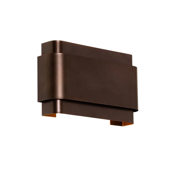 Průmyslová nástěnná lampa tmavě bronzová 2-světlo - Coen