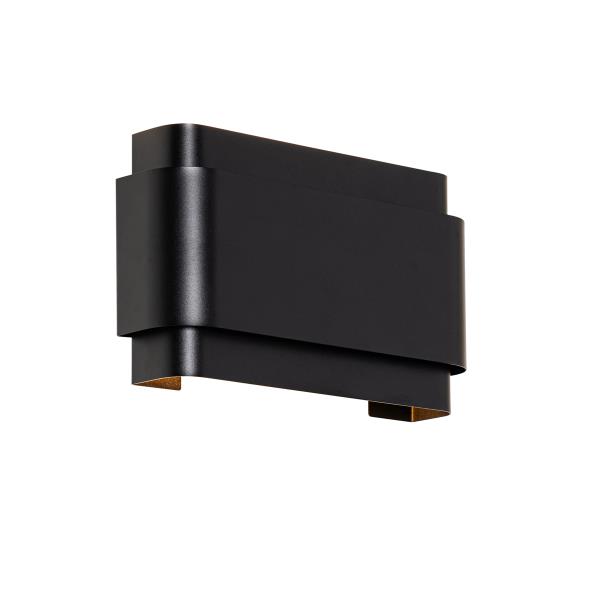 Průmyslová nástěnná lampa černá 2-světlo - Coen