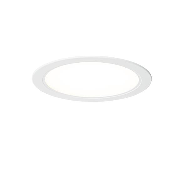 Vestavné bodové svítidlo bílé 14,5 cm vč. LED 3-stupňové stmívatelné v Kelvinech s přepínačem stmívání - Stephanie