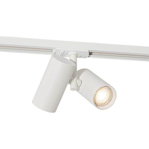 Moderní 1-fázové kolejnicové svítidlo bílé 2-světlo - Iconic Scopio