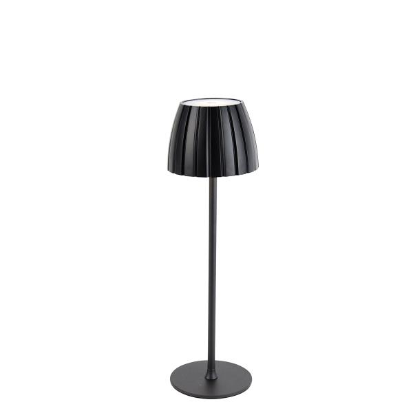 Stolní lampa černá 3-stupňový stmívač v Kelvinech dobíjecí - Dolce