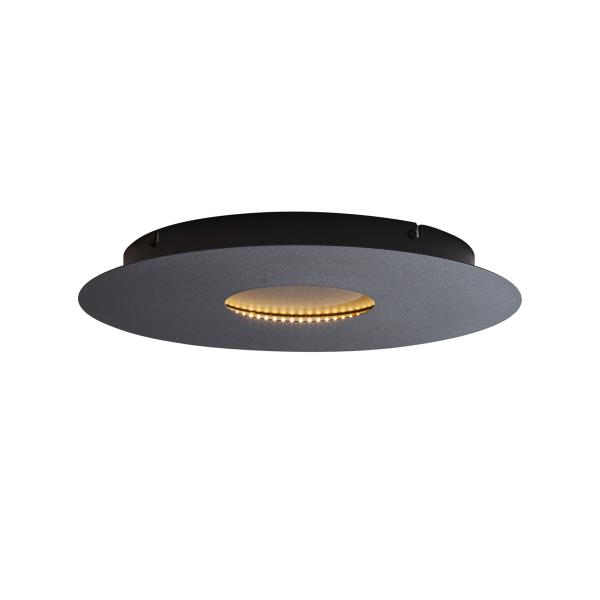 Moderní stropní svítidlo černé 40 cm vč. LED s 3-stupňovým stmíváním - Morning