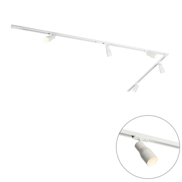 Moderní kolejnicový systém s 5 bodovými světly bílý 1-fázový - Iconic Kohua