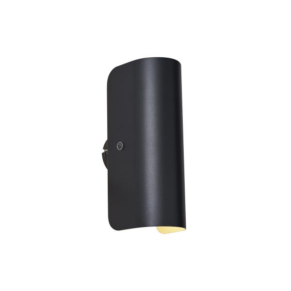 Moderní nástěnné svítidlo černé 2-světla - Gotthard