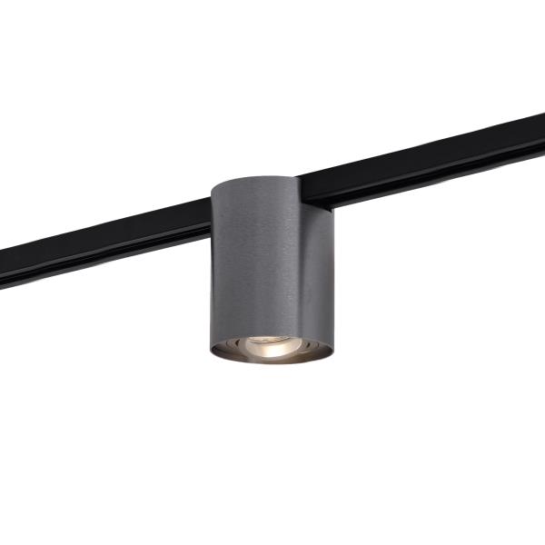 Moderní jednofázové kolejnicové bodové svítidlo antracitově šedé - Iconic Rondoo Up