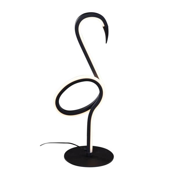 Designová stolní lampa černá včetně LED - Ingo