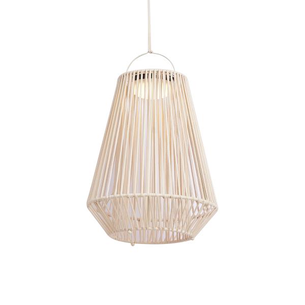 Bohemian stolní lampa béžová vč. LED 3-krokové stmívatelné IP54 solární dobíjecí - Duca