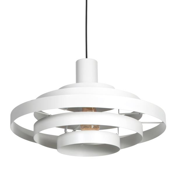 Retro Pendant Lamp White Round - Halo Cirque