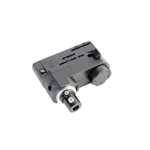 Závěsný adaptér pro 3-fázovou kolejnicí černý