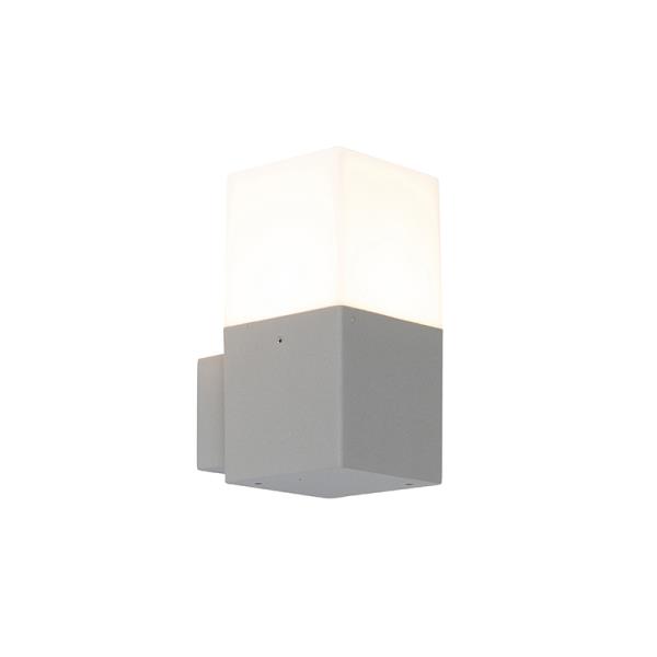 Moderní venkovní nástěnné svítidlo šedé IP44 - Dánsko