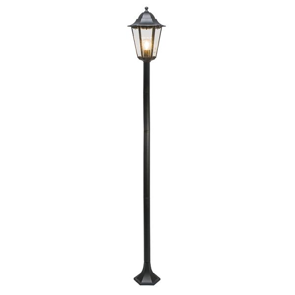 Klasická venkovní stojací lampa černá 170 cm IP44 - New Orleans 1