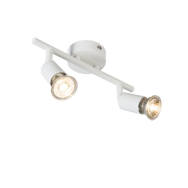 Moderní bodové světlo bílé naklápěcí 2-světlo - Jeany