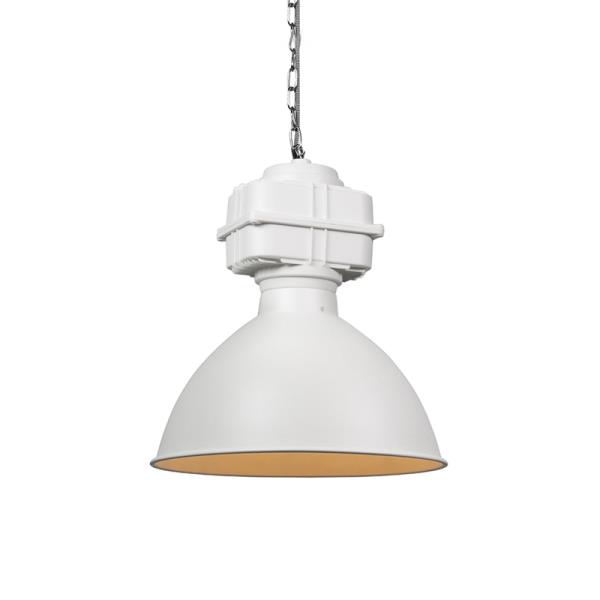 Průmyslové závěsné svítidlo malé matně bílé - Sicko