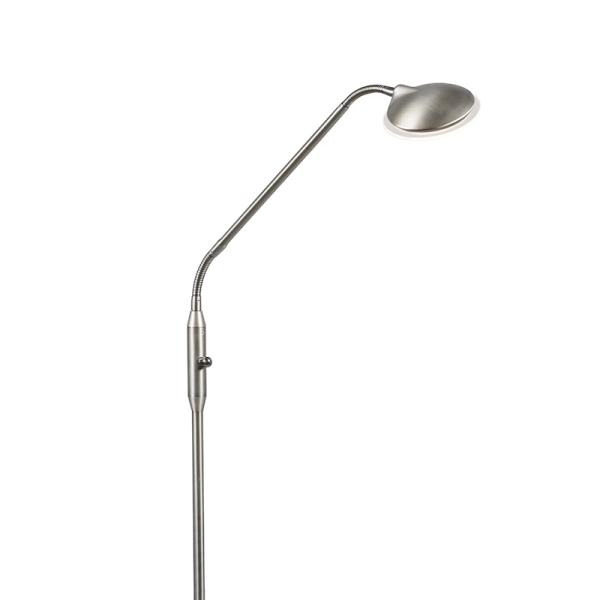 Moderní stojací lampa ocel včetně LED - Eva