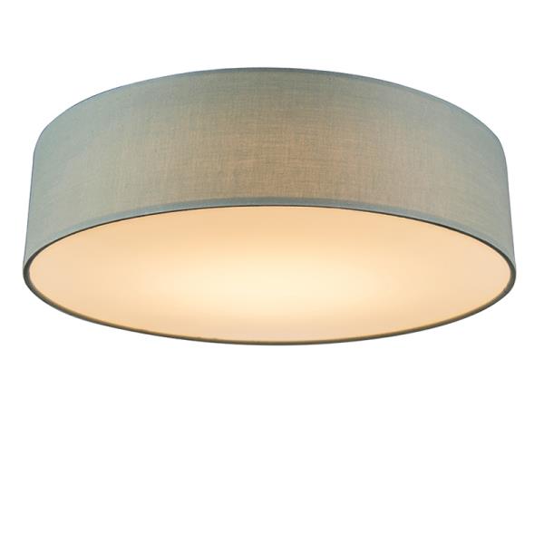 Stropní lampa zelená 40 cm vč. LED - Drum LED