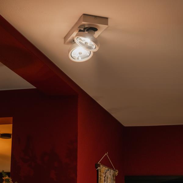 Moderní bodové světlo bílé otočné a naklápěcí - Ga 2