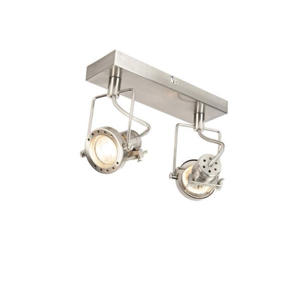 Průmyslové ocelové bodové světlo 2-světlo nastavitelné - Suplux