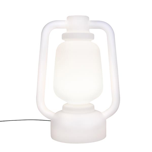 Stojací lampa bílá 110 cm IP44 - Storm Extra Large