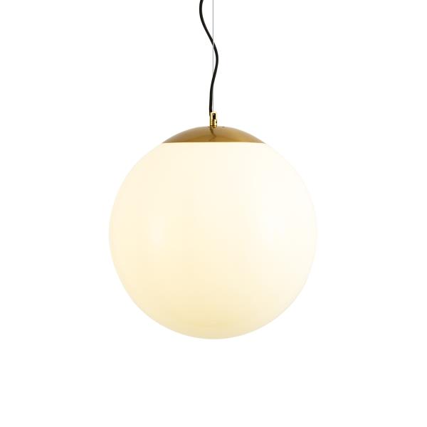 Skandiánské závěsné svítidlo s opálovým sklem 40 cm - Ball 40