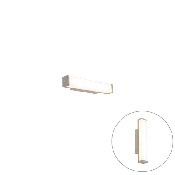 Nástěnné svítidlo do koupelny ocelové 32 cm vč. LED IP44 - Cascada