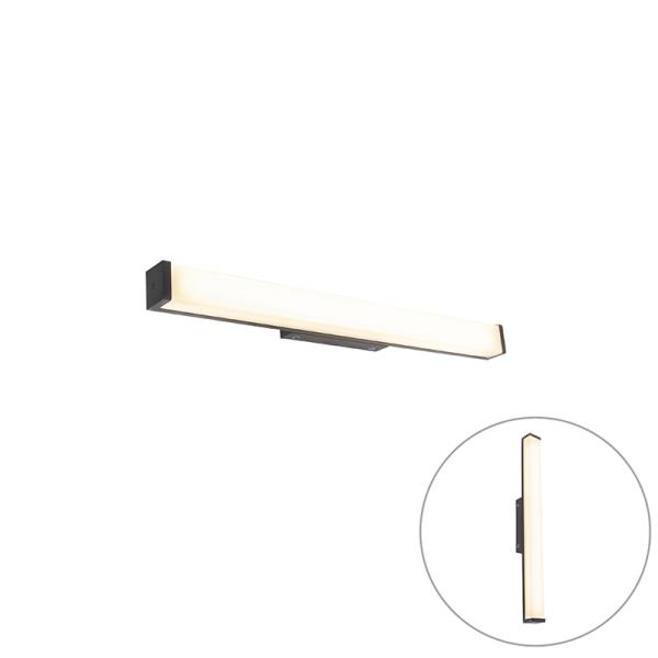 Moderní nástěnné svítidlo do koupelny černé 62 cm IP44 - Cascada