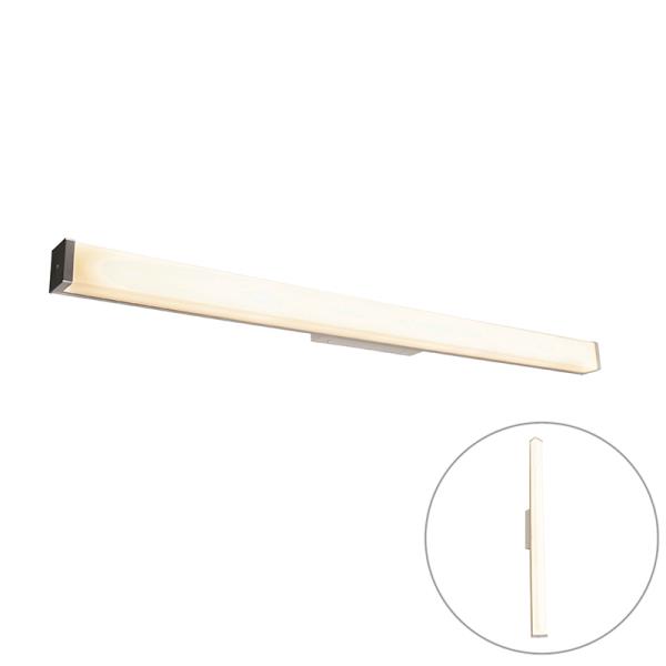 Moderní nástěnná lampa do koupelny ocel 92 cm IP44 - Cascada