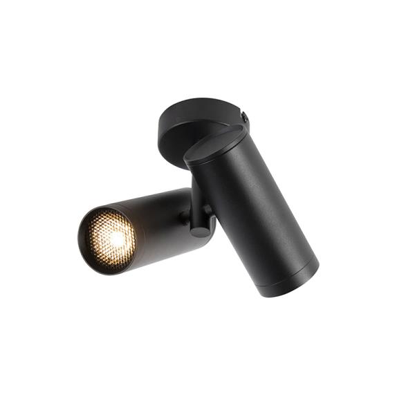 Designové bodové světlo černé 2 světla - Scopio Honey