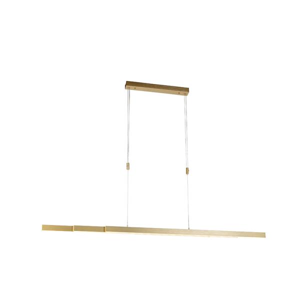 Nastavitelné závěsné svítidlo mosazné s tlumením do teplého světla vč. LED - Juliet